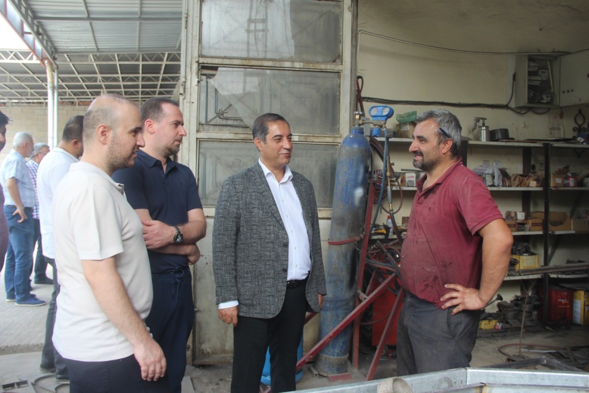 MTSO Başkan adayı Baştürk'ten esnaf ziyareti