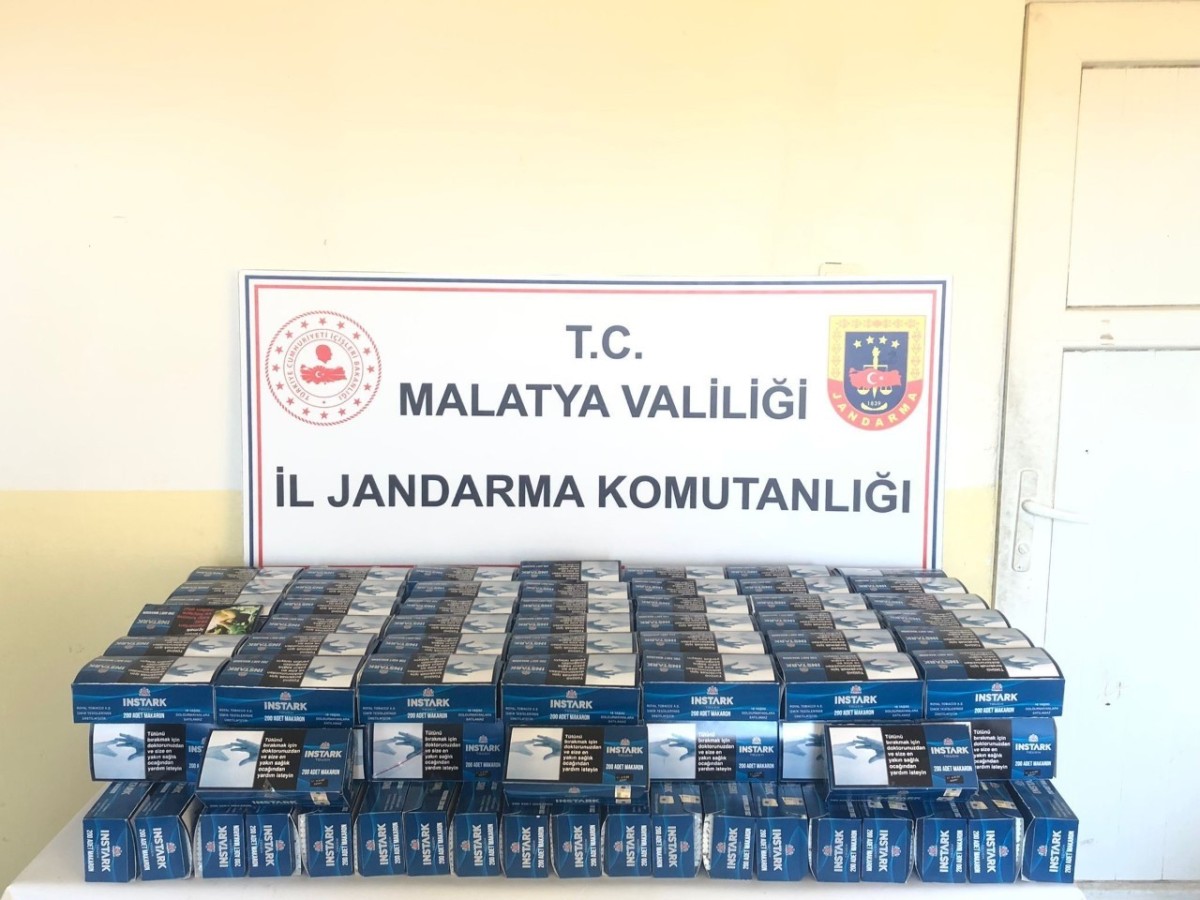 Kaçak sigaralar kontrole takıldı