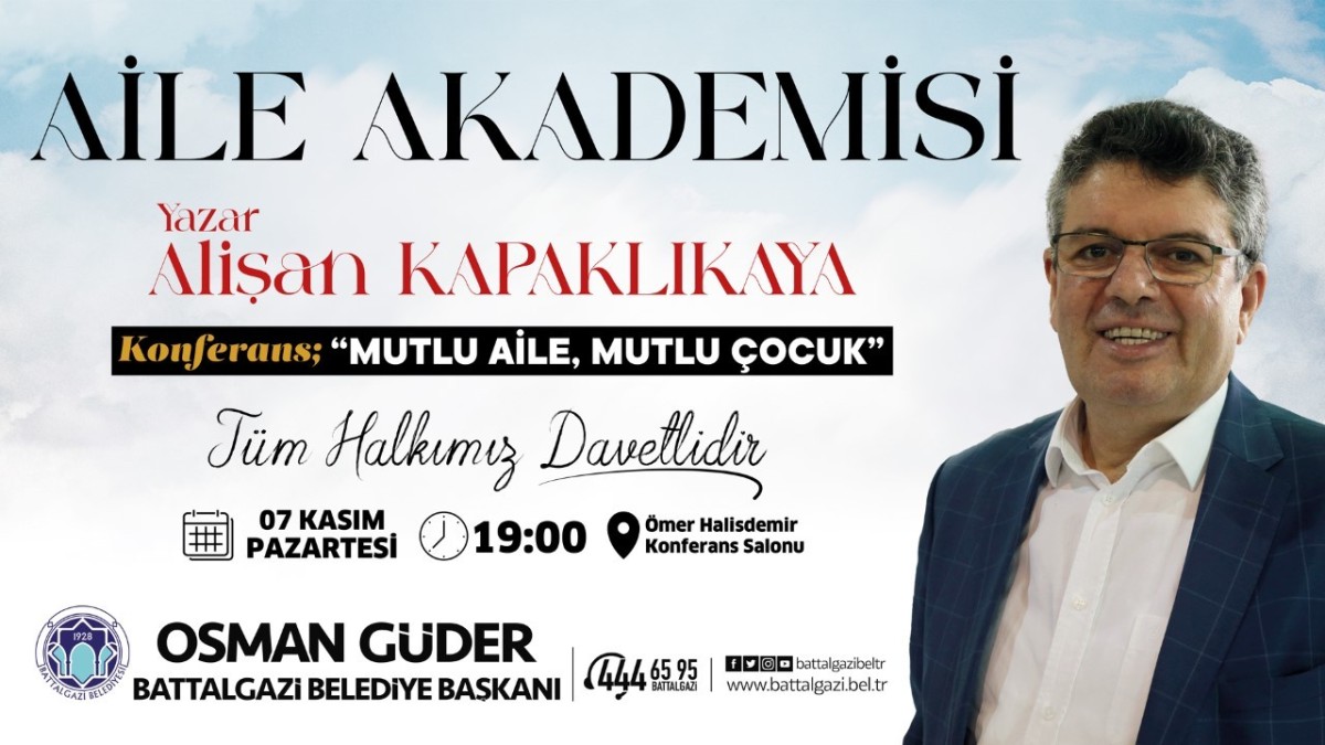 Aile Akademisine Eğitimci-Yazar Kapaklıkaya konuk olacak