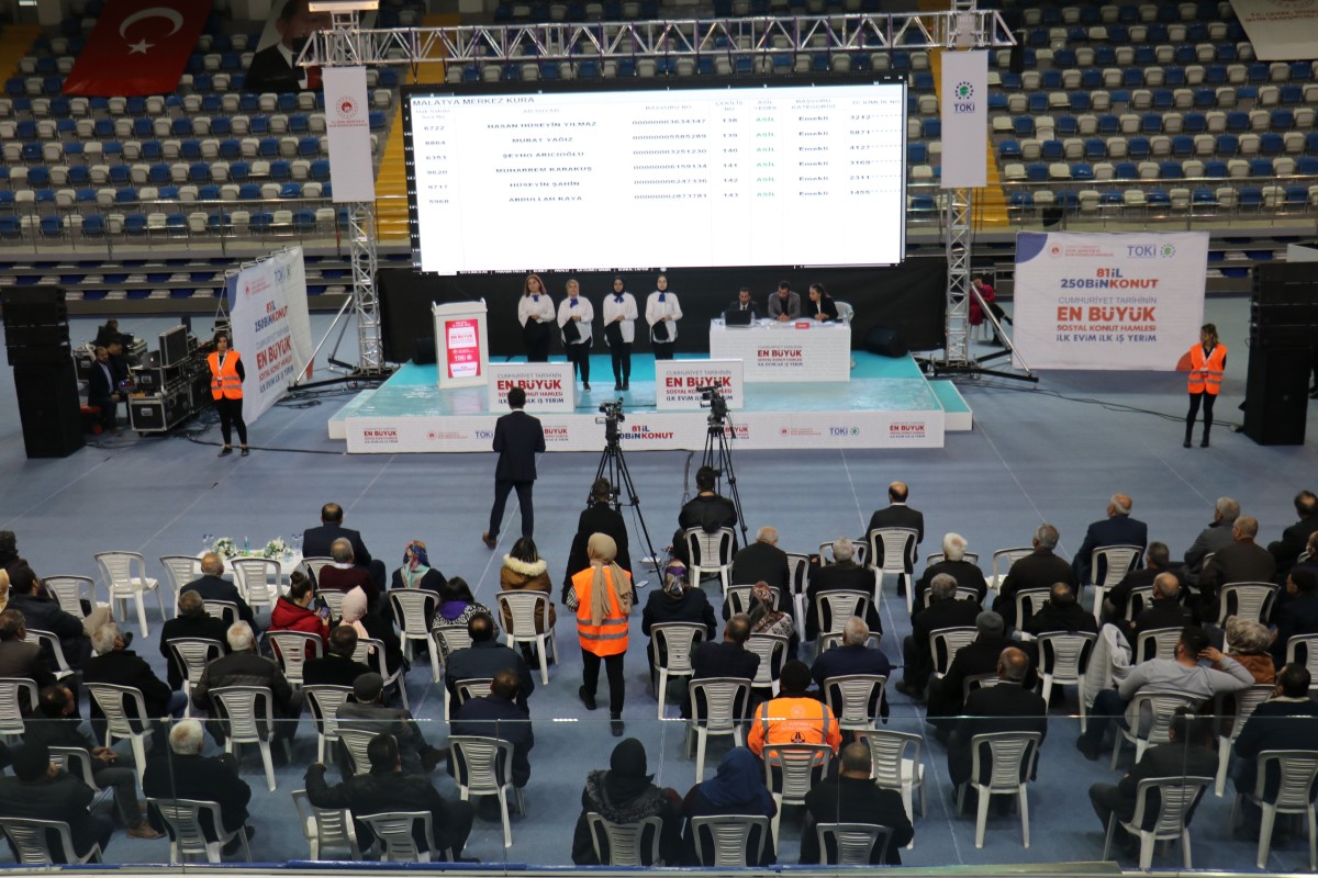 ‘İlk Evim İlk İşyerim’ projesinde kura çekimi yapıldı