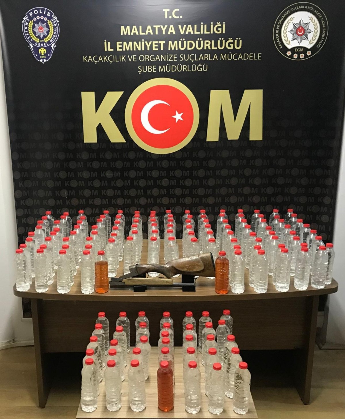 72 litre sahte alkol ele geçirildi