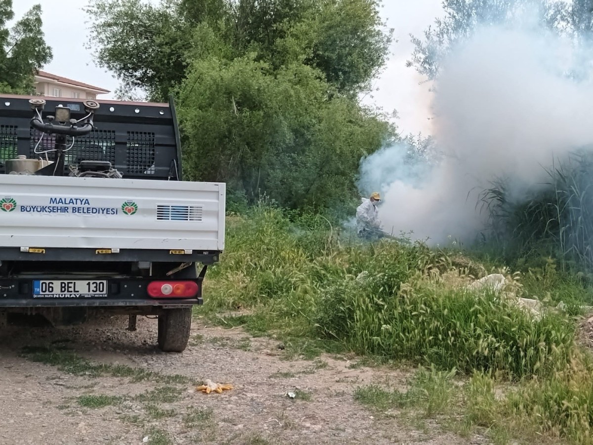 Büyükşehir'den ilaçlama çalışmaları sürüyor açıklaması