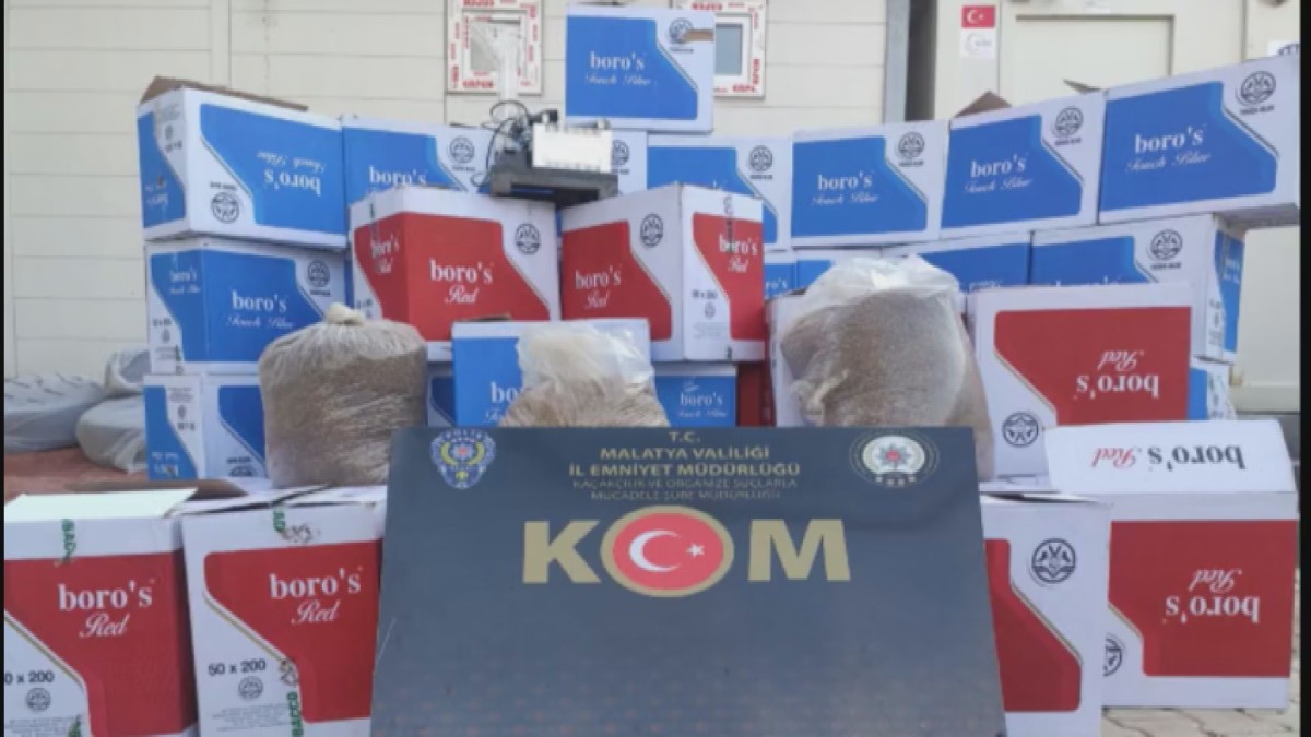  Polisinden kaçak sigara operasyonu