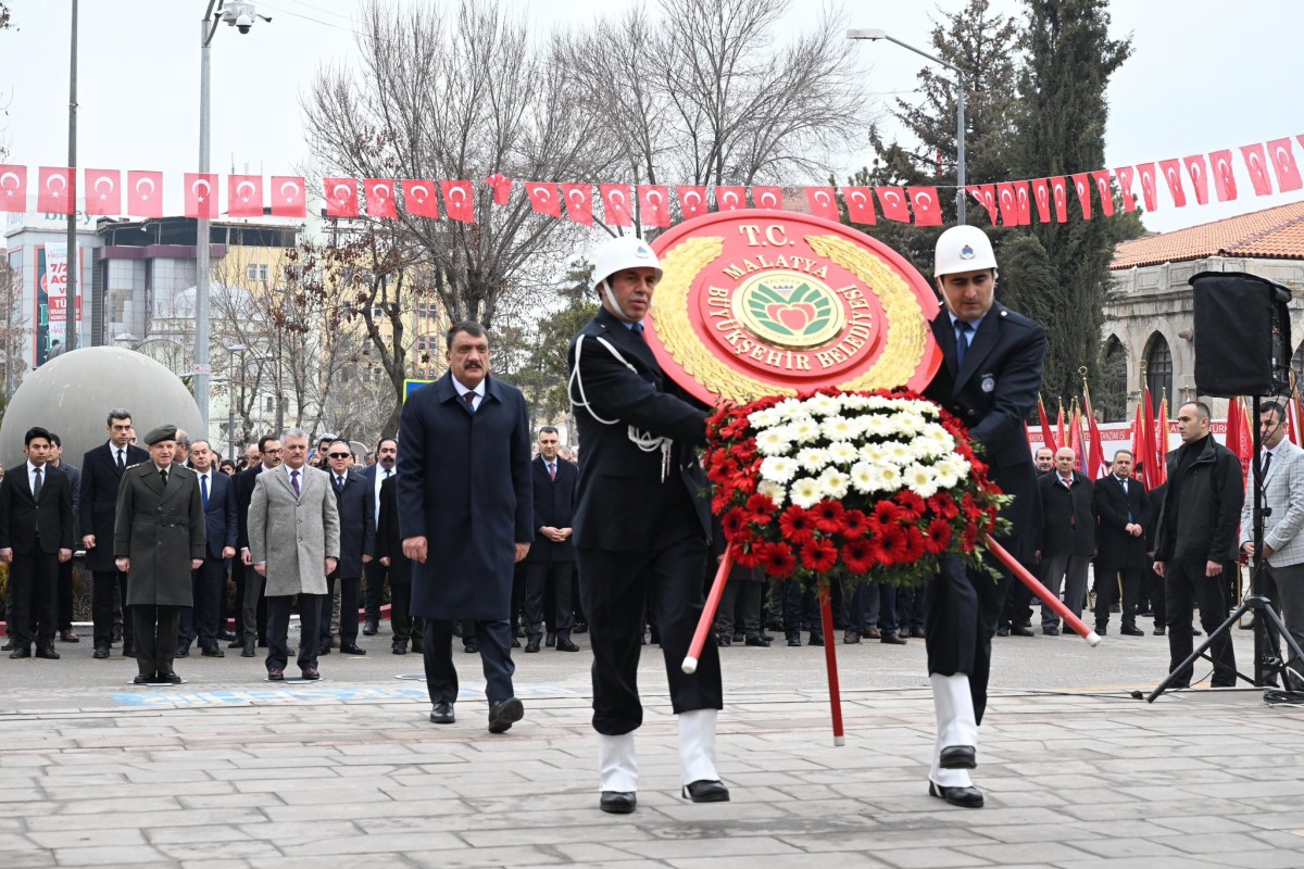 Atatürk’ün Malatya’ya Gelişinin 93. Yılı Töreni Yapıldı