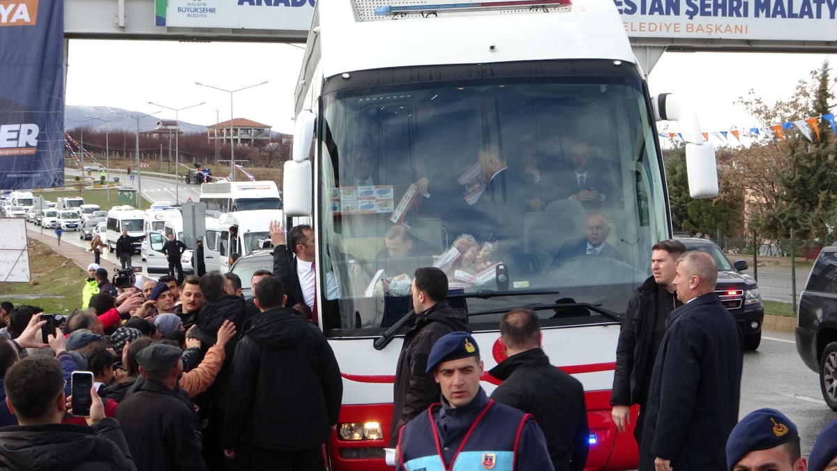 Cumhurbaşkanı Erdoğan’a Malatya’da 