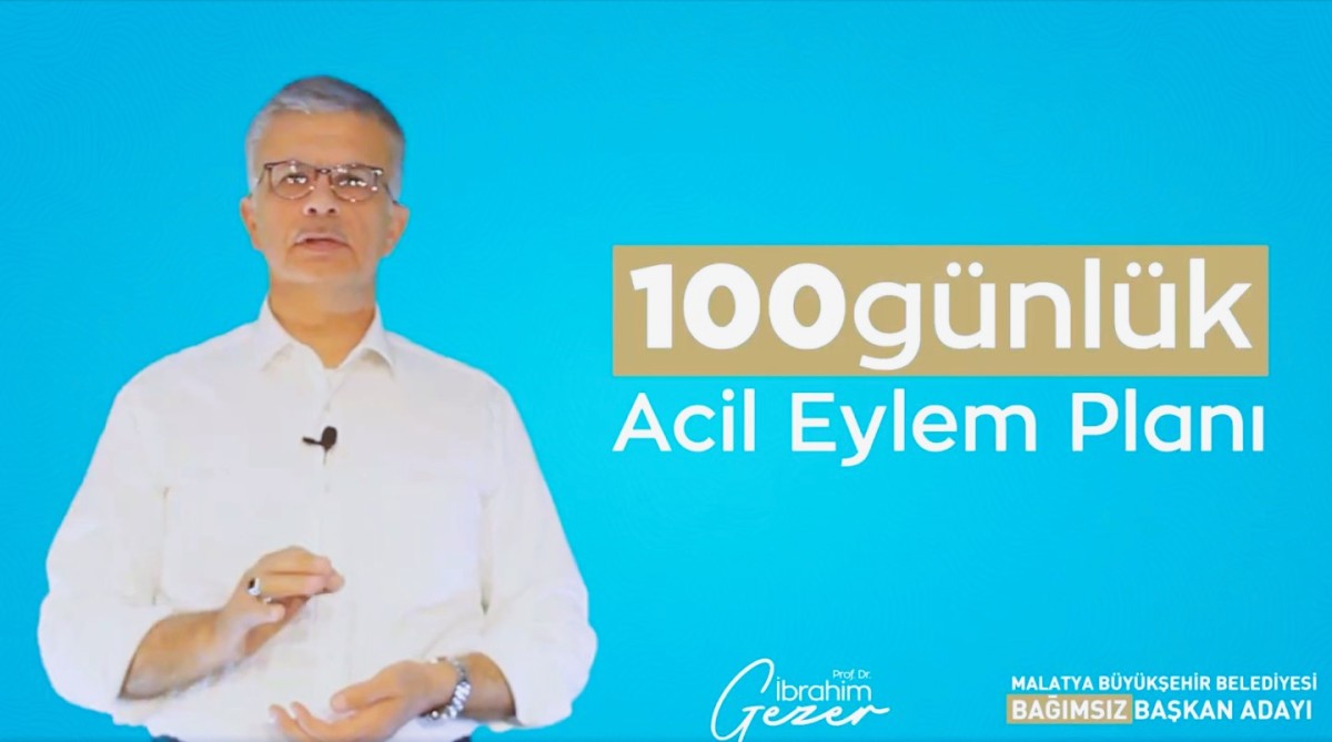 Prof. Dr. İbrahim Gezer, 100 Günlük Acil Eylem Planını Açıkladı 