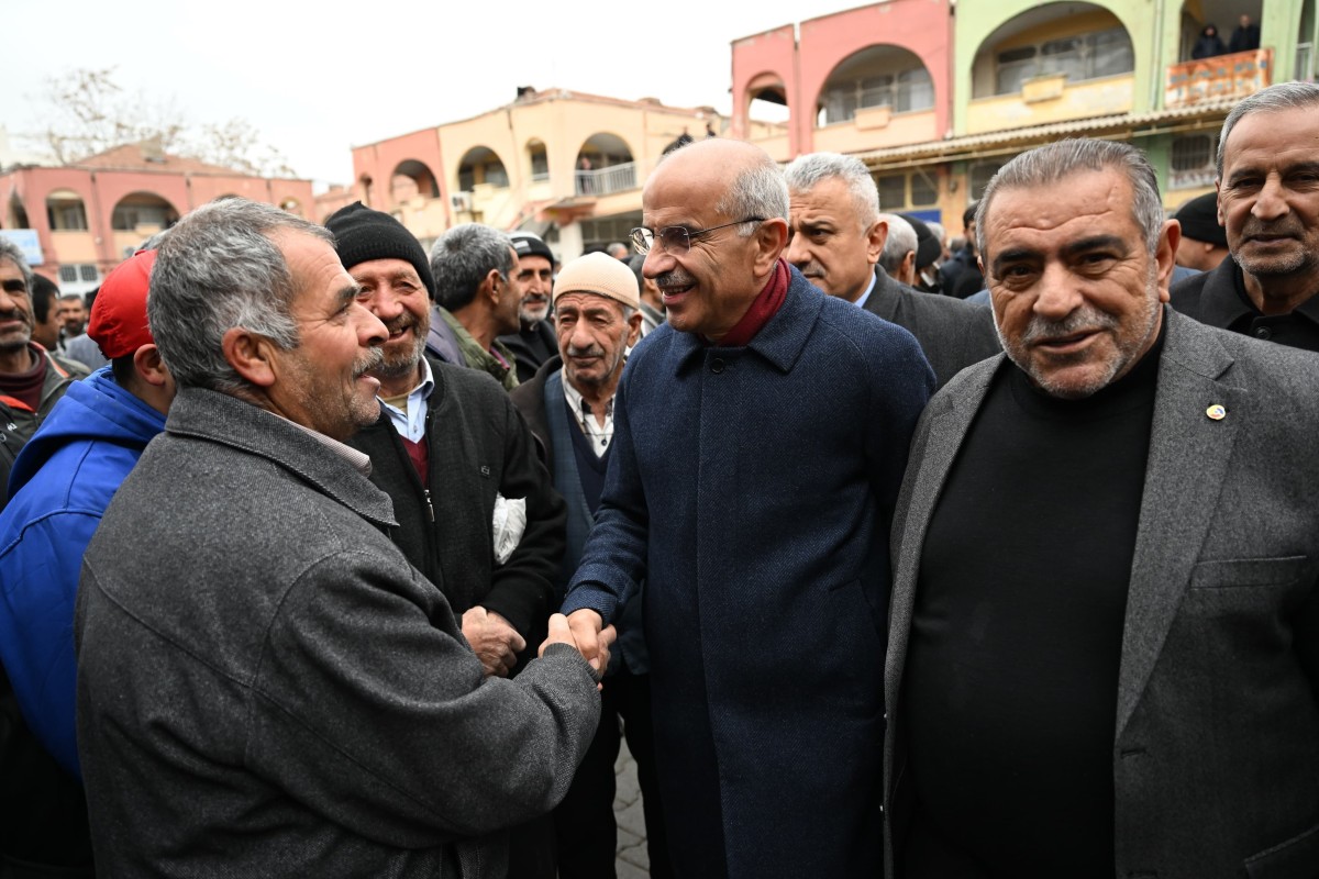 Sami Er, Şire Pazarı ve Canlı Hayvan Pazarını ziyaret etti