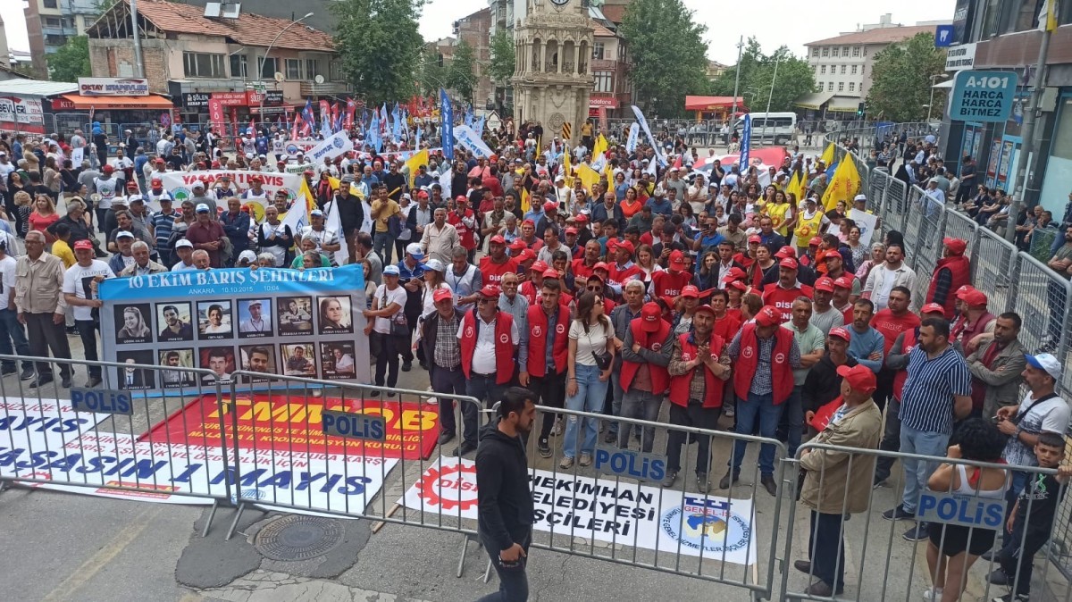 Malatya'da 1 Mayıs kutlandı