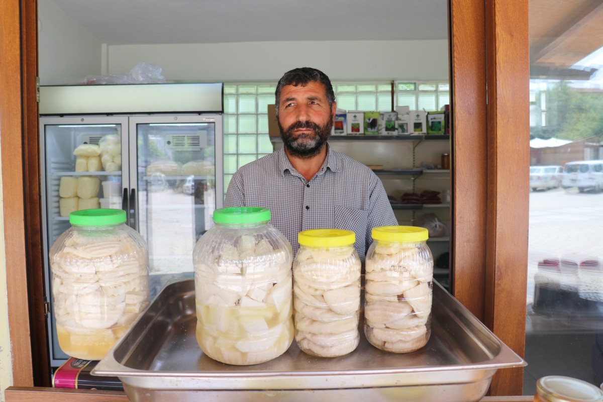 Yaylalarda üretilen peynirler tezgahlarda satışa sunulmaya başladı
