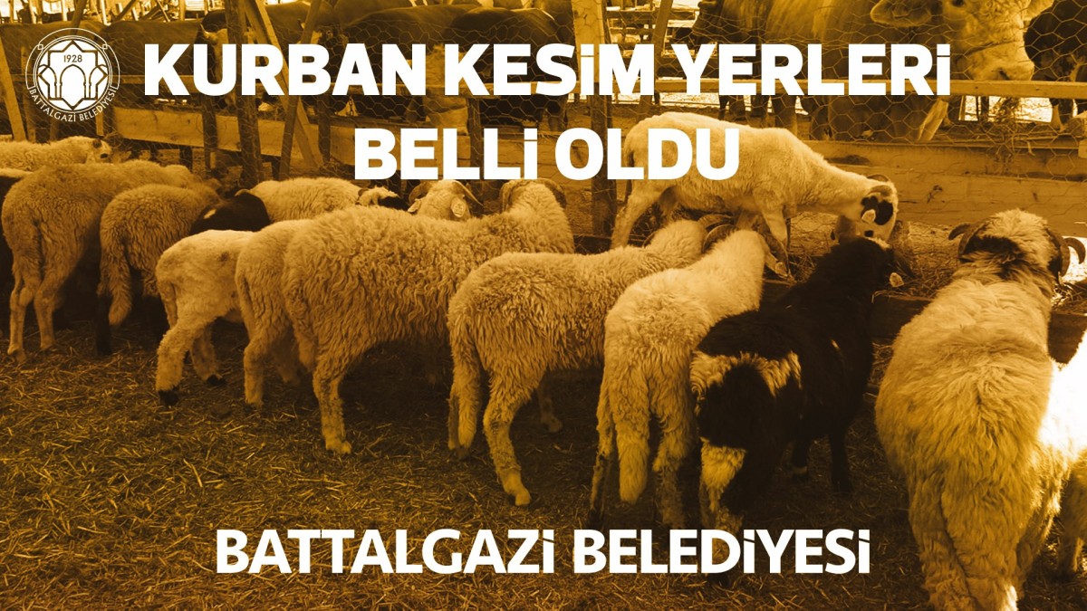 Battalgazi'de kurban kesim yerleri belirlendi