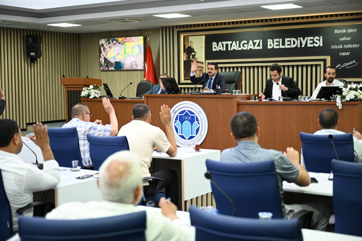 Battalgazi Belediyesi Temmuz Ayı Olağan toplantısını tamamladı