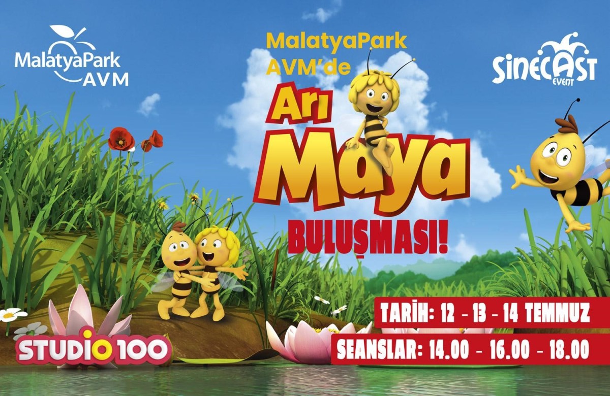 Arı Maya yaz tatilinde Malatya'da çocuklarla buluşuyor