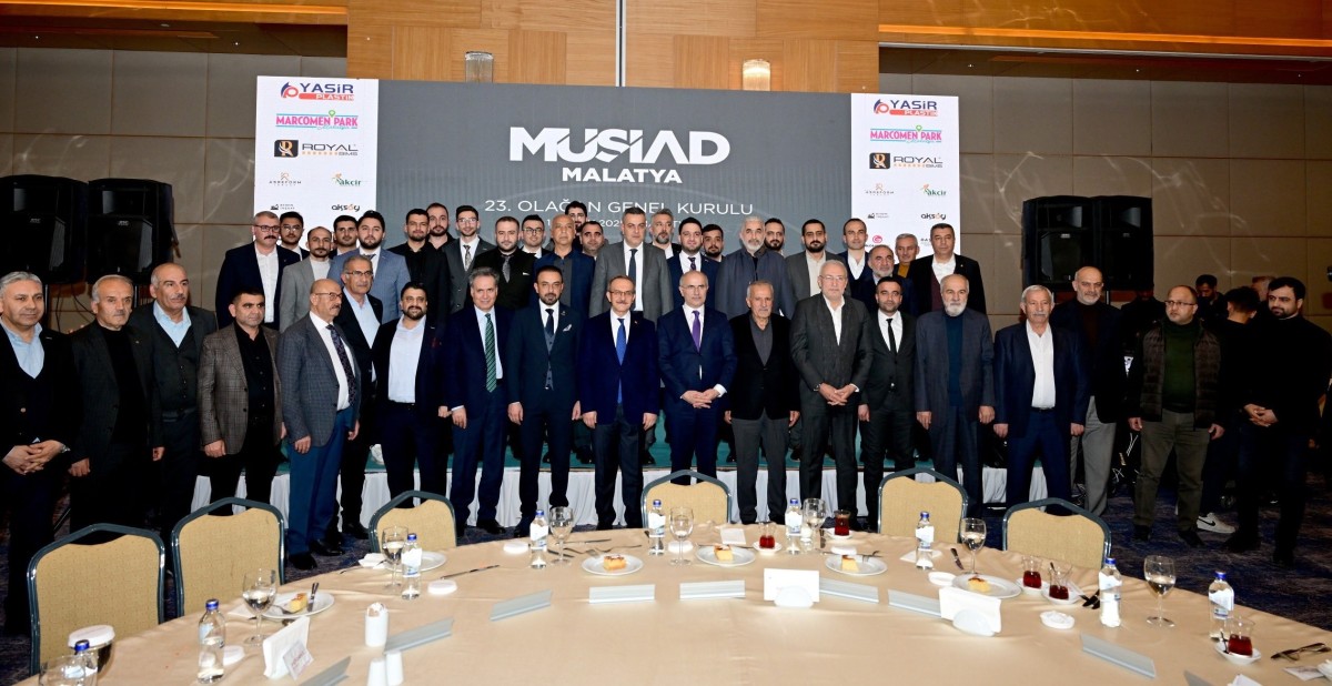 Yunus Akçin, MÜSİAD Malatya şube başkanlığına yeniden seçildi