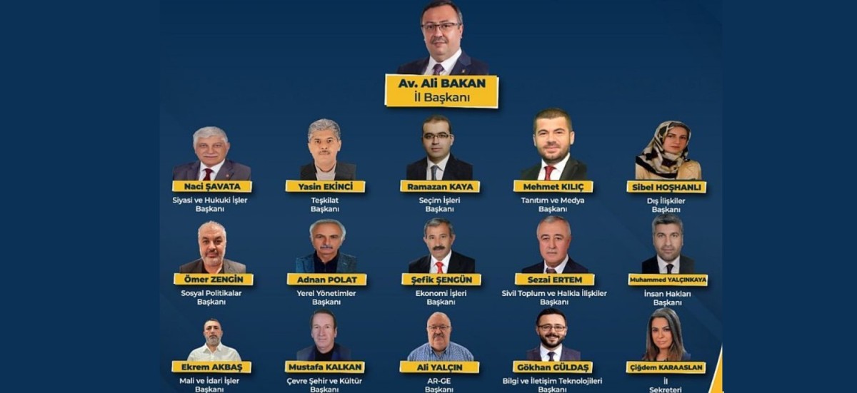AK Parti Malatya’da Yürütme Kurulu belli oldu! 