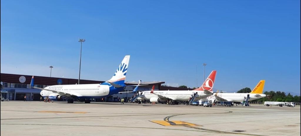 Havalimanı Nisan ayında 71 bin yolcuya hizmet verdi