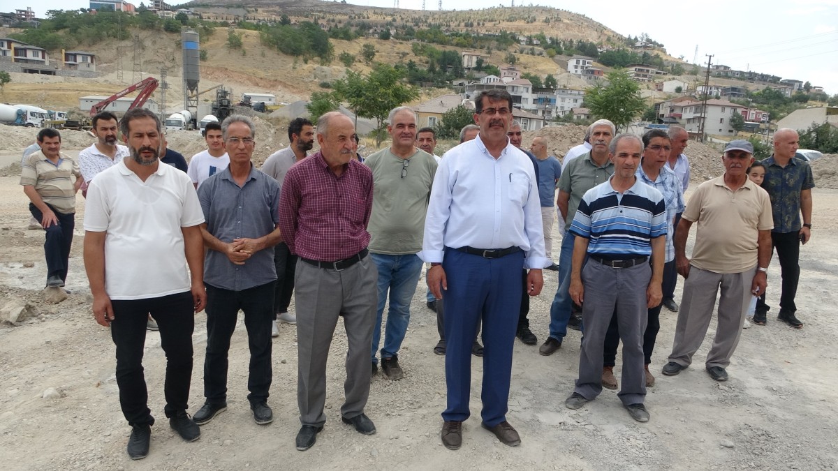 Battalgazi'de beton santrali tepkisi