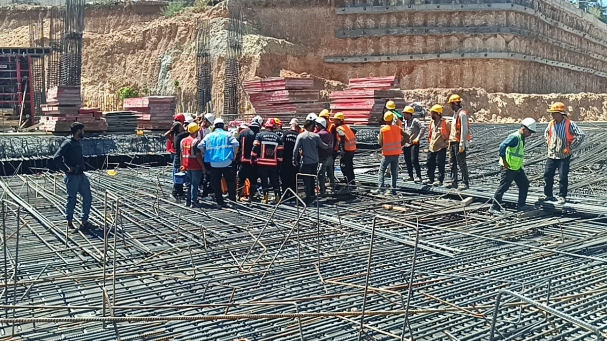  İnşaatta iş kazası: 1 işçi yaralandı