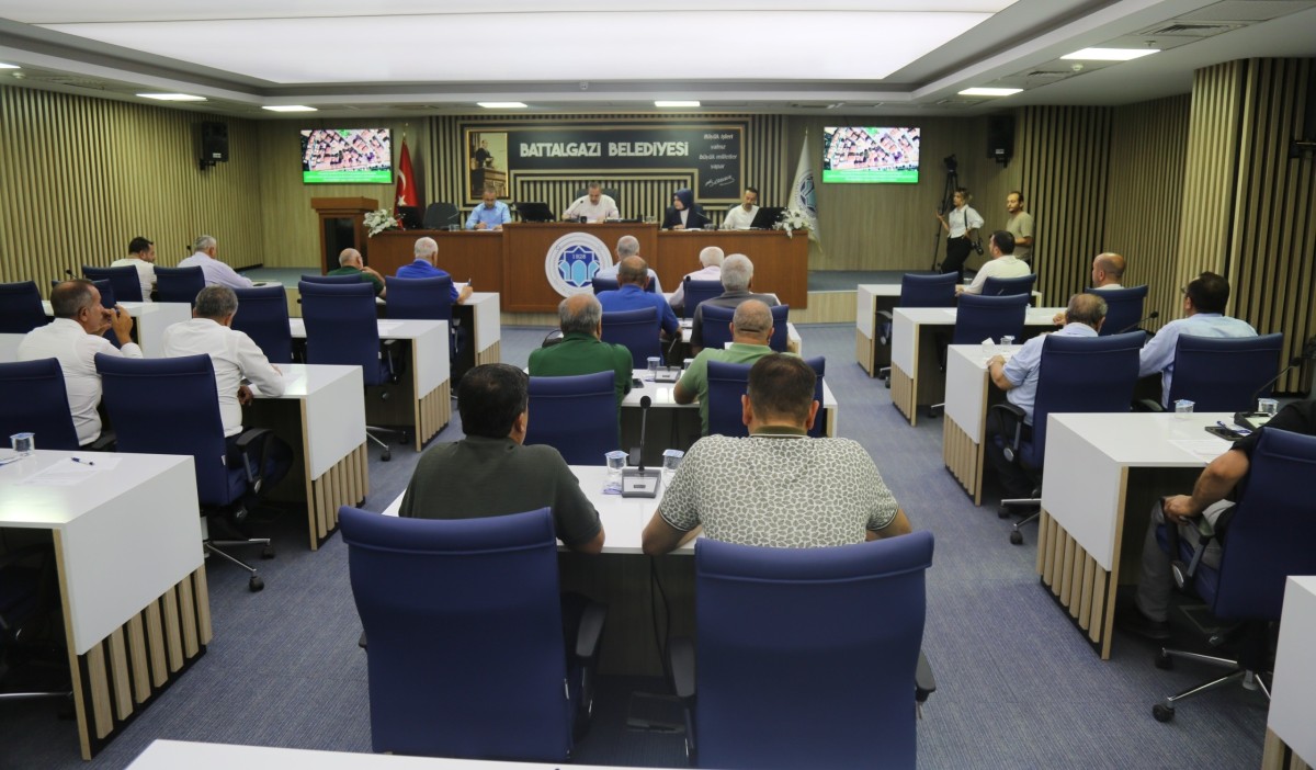 Battalgazi Belediyesi Ağustos Ayı meclis toplantısı tamamlandı
