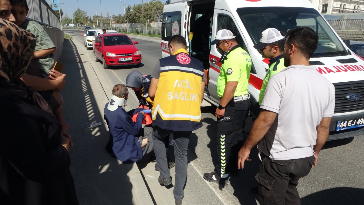 Yolu karıştırarak alt geçide giren yaşlı adama otomobil çarptı