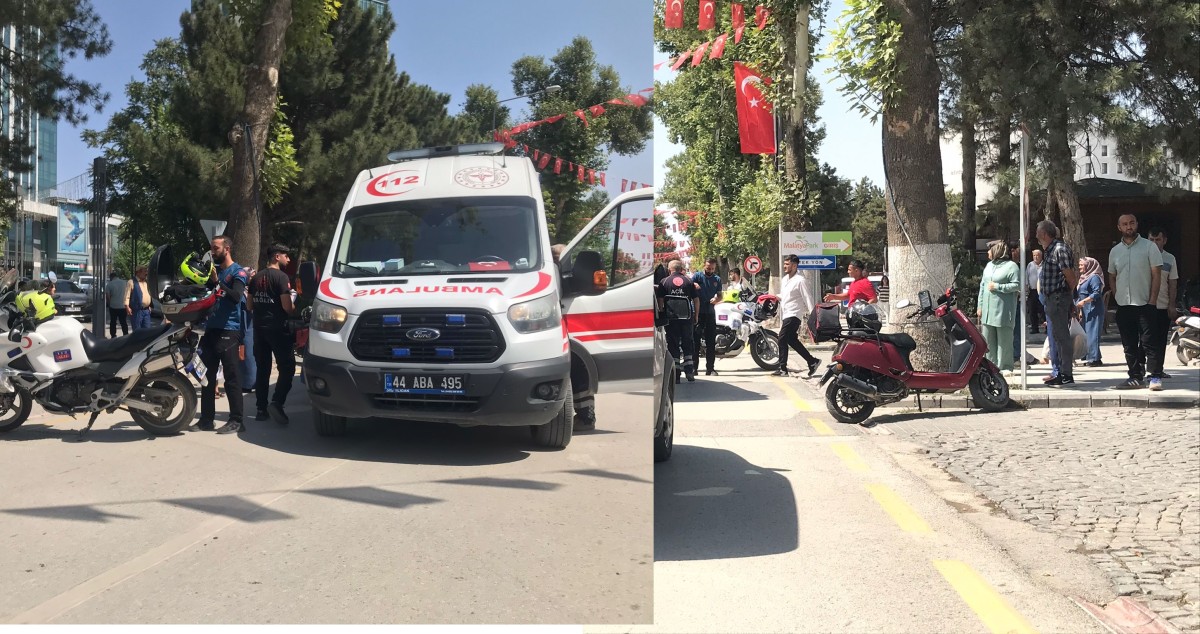 Yeşilyurt motosiklet kazası: 1 yaralı