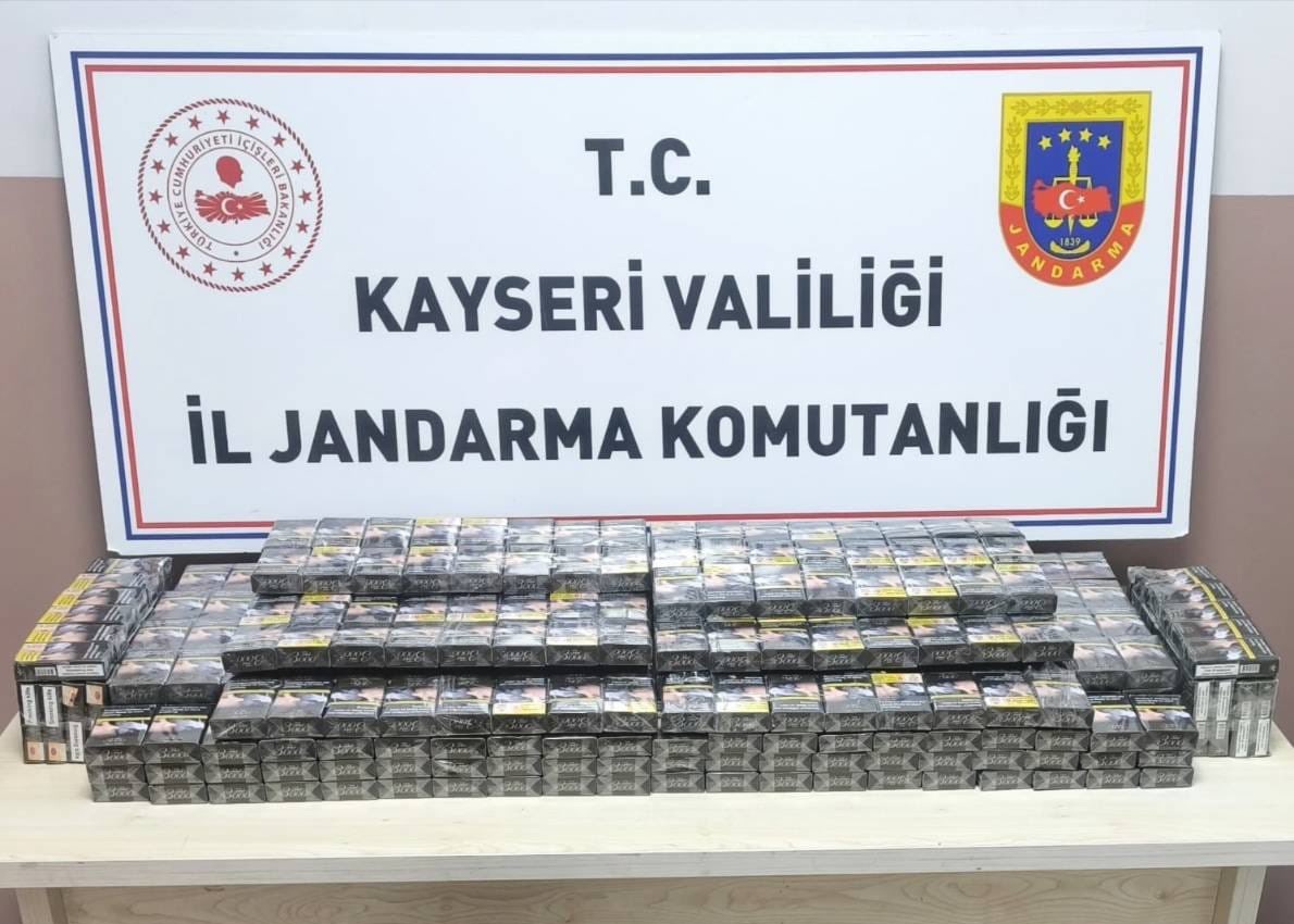 Kayseri-Malatya Karayolunda Kaçak Sigara Operasyonu