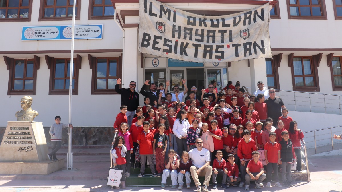 Beşiktaş Taraftarlarından Malatya’da Çocuklara Moral Desteği