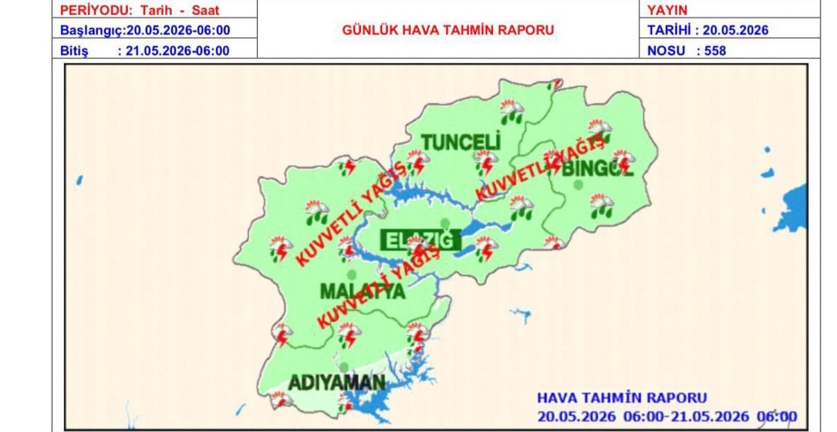Kuvvetli yağış uyarısı: Vali Yavuz vatandaşları tedbirli olmaya çağırdı