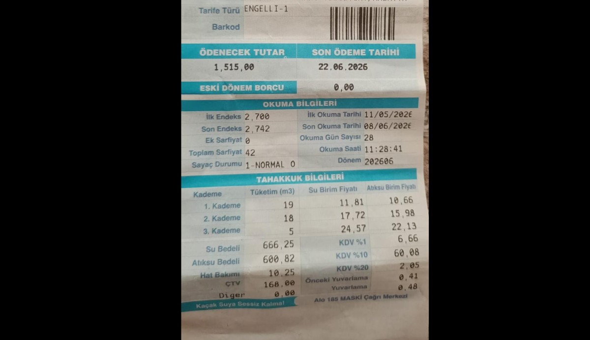 Özalper Mahallesi Sakinlerinden Yüksek Su Faturalarına Tepki